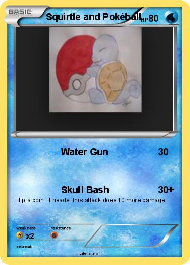 Pokemon Squirtle and Pokéball