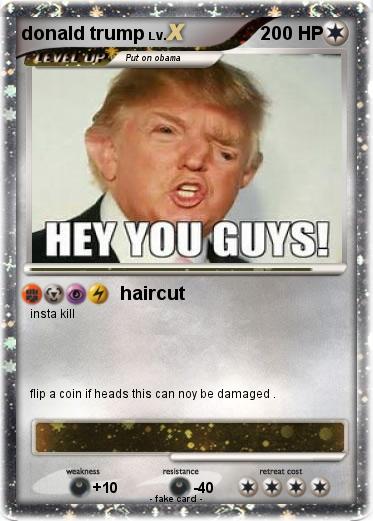 Pokemon donald trump