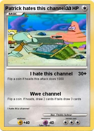 Pokemon Patrick hates this channel