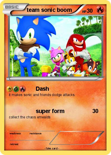 Pokemon team sonic boom