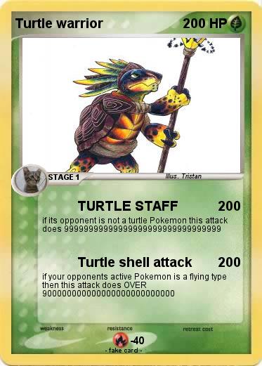 Pokemon Turtle warrior