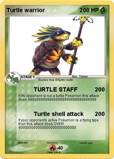 Pokemon Turtle warrior