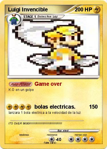 Pokemon Luigi Invencible