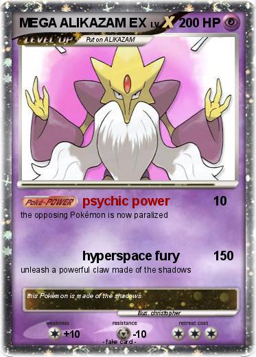Pokemon MEGA ALIKAZAM EX