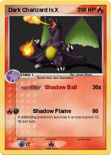 Pokemon Dark Charizard lv.X