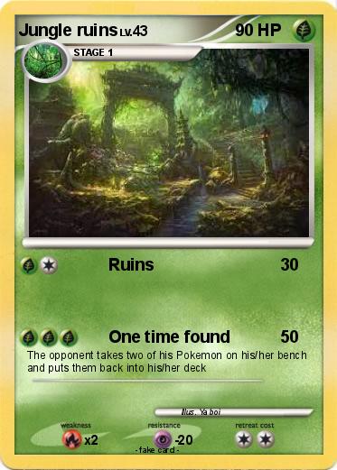 Pokemon Jungle ruins