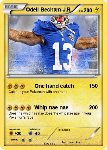 Pokemon Odell Becham J.R