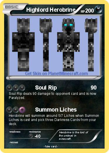 Pokemon Highlord Herobrine