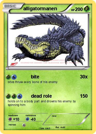 Pokemon alligatormanen