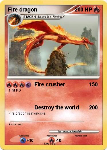 Pokemon Fire dragon