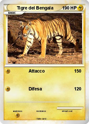 Pokemon Tigre del Bengala