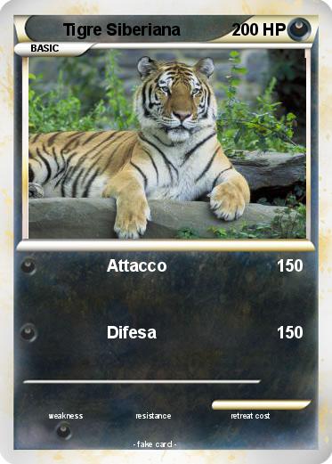 Pokemon Tigre Siberiana