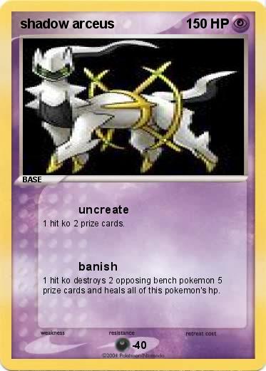 Pokemon shadow arceus