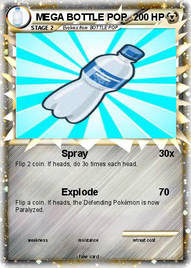 Pokemon MEGA BOTTLE POP
