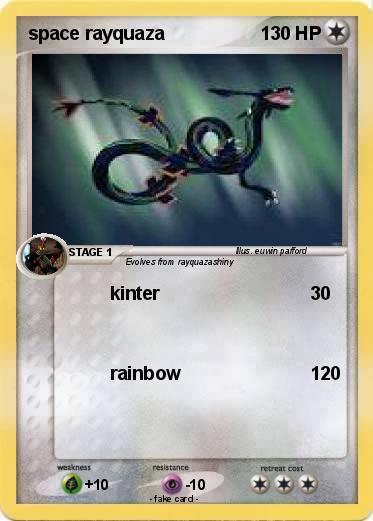 Pokemon space rayquaza