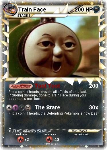 Pokemon Train Face