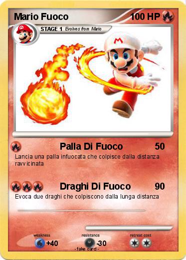 Pokemon Mario Fuoco