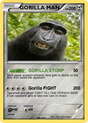 Pokemon GORILLA MAN
