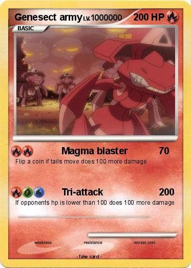 Pokemon Genesect army
