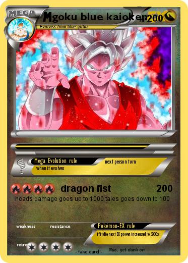 Pokemon goku blue kaioken