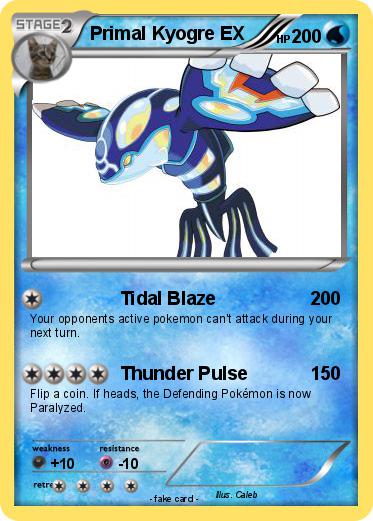 Pokemon Primal Kyogre EX
