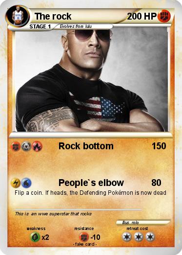 Pokemon The rock