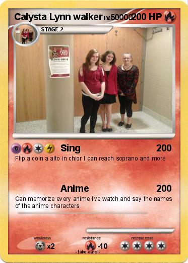 Pokemon Calysta Lynn walker