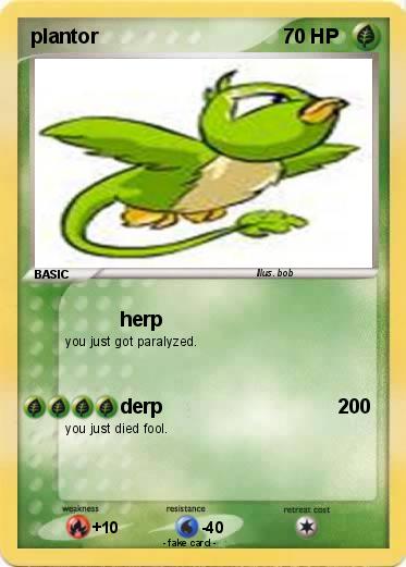 Pokemon plantor