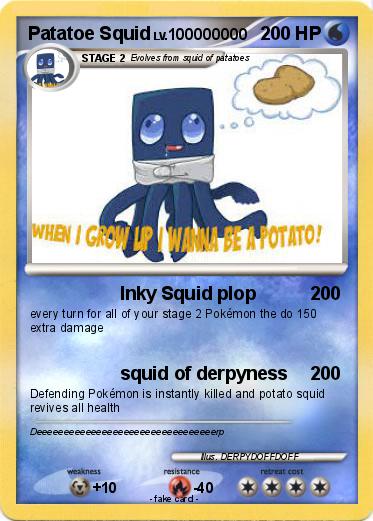 Pokemon Patatoe Squid