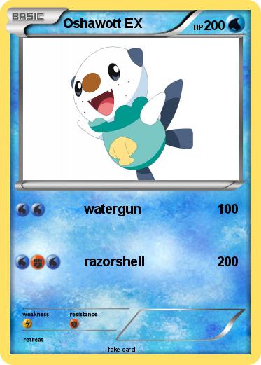 Pokemon Oshawott EX