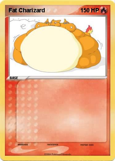 Pokemon Fat Charizard