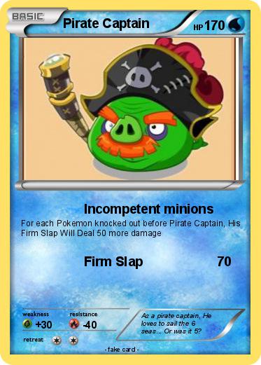 Pokemon Pirate Captain