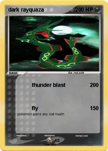 Pokemon dark rayquaza