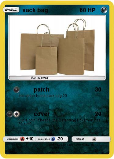 Pokemon sack bag