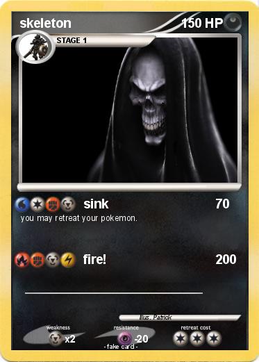 Pokemon skeleton