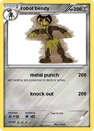 Pokemon robot bendy