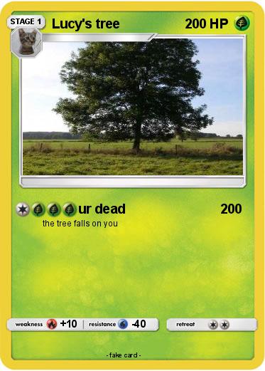 Pokemon Lucy's tree