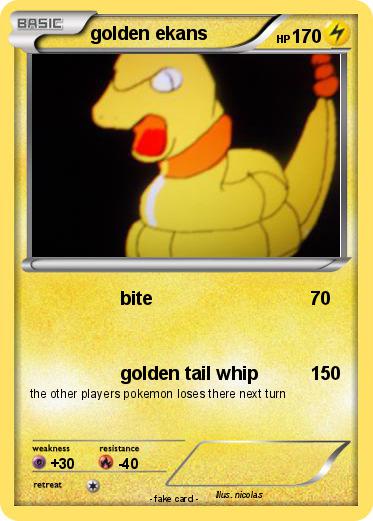 Pokemon golden ekans