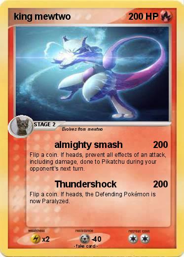 Pokemon king mewtwo