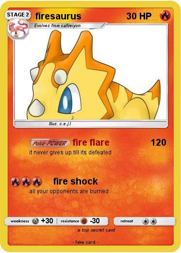 Pokemon firesaurus