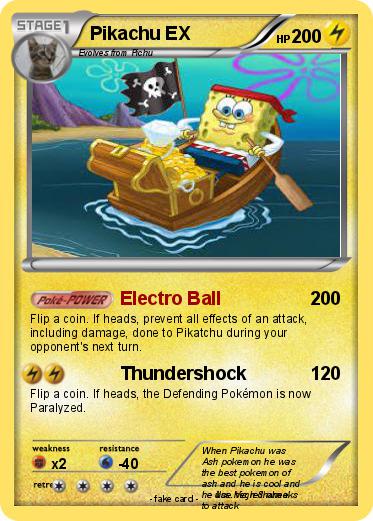 Pokemon Pikachu EX
