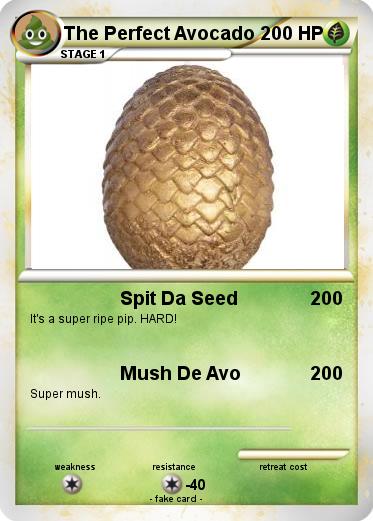 Pokemon The Perfect Avocado