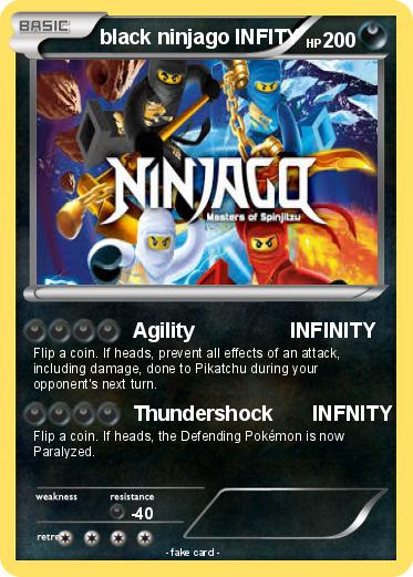 Pokemon black ninjago INFITY