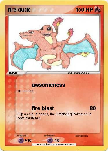 Pokemon fire dude