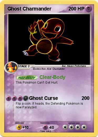Pokemon Ghost Charmander