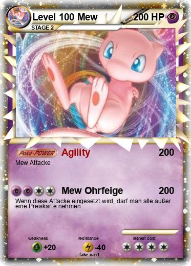 Pokemon Level 100 Mew