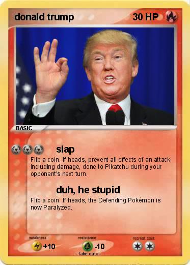 Pokemon donald trump