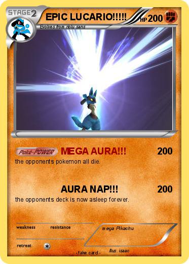 Pokemon EPIC LUCARIO!!!!!