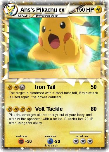 Pokemon Ahs's Pikachu ex