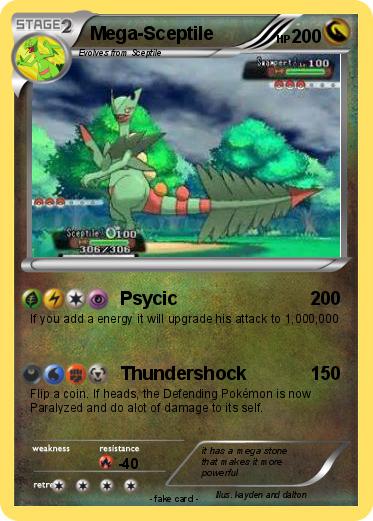 Pokemon Mega-Sceptile